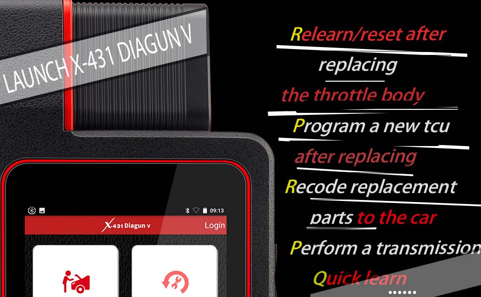 2024 Elite LAUNCH X431 Diagun V Bi-Directional Scan Tool, Full Systems  Scanner, ECU Coding, 35+ Services, FCA AutoAuth, Guided Function, Key