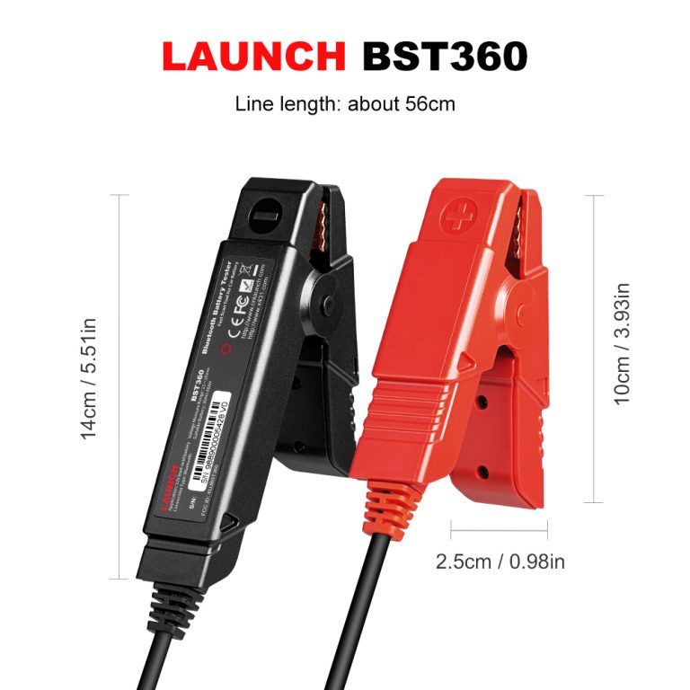 Launch X431 BST360 Bluetooth Battery Tester Used with X431 PRO GT, X