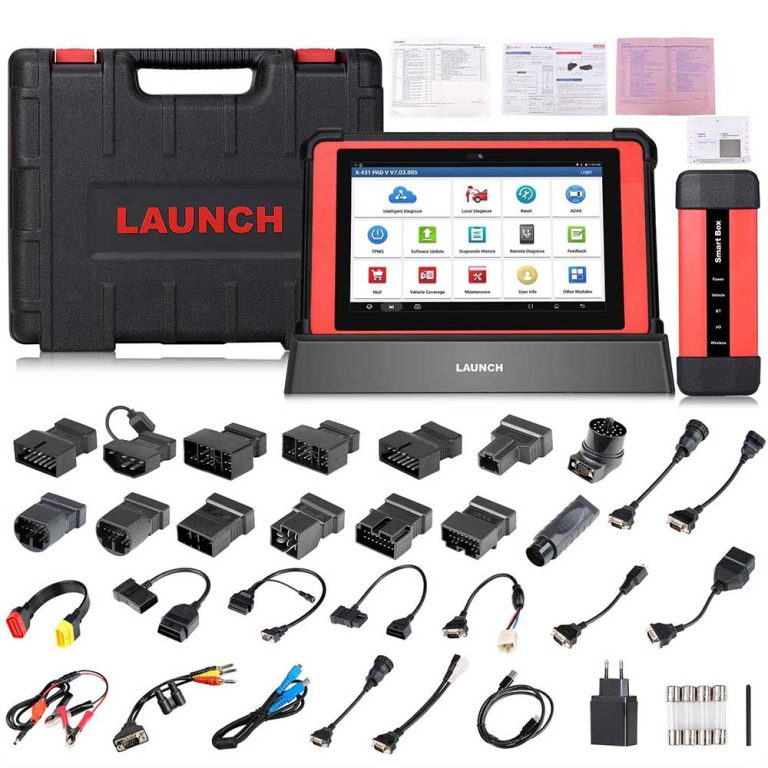 Launch X431 PAD V with SmartBox 3.0 Automotive Diagnostic Tool Support