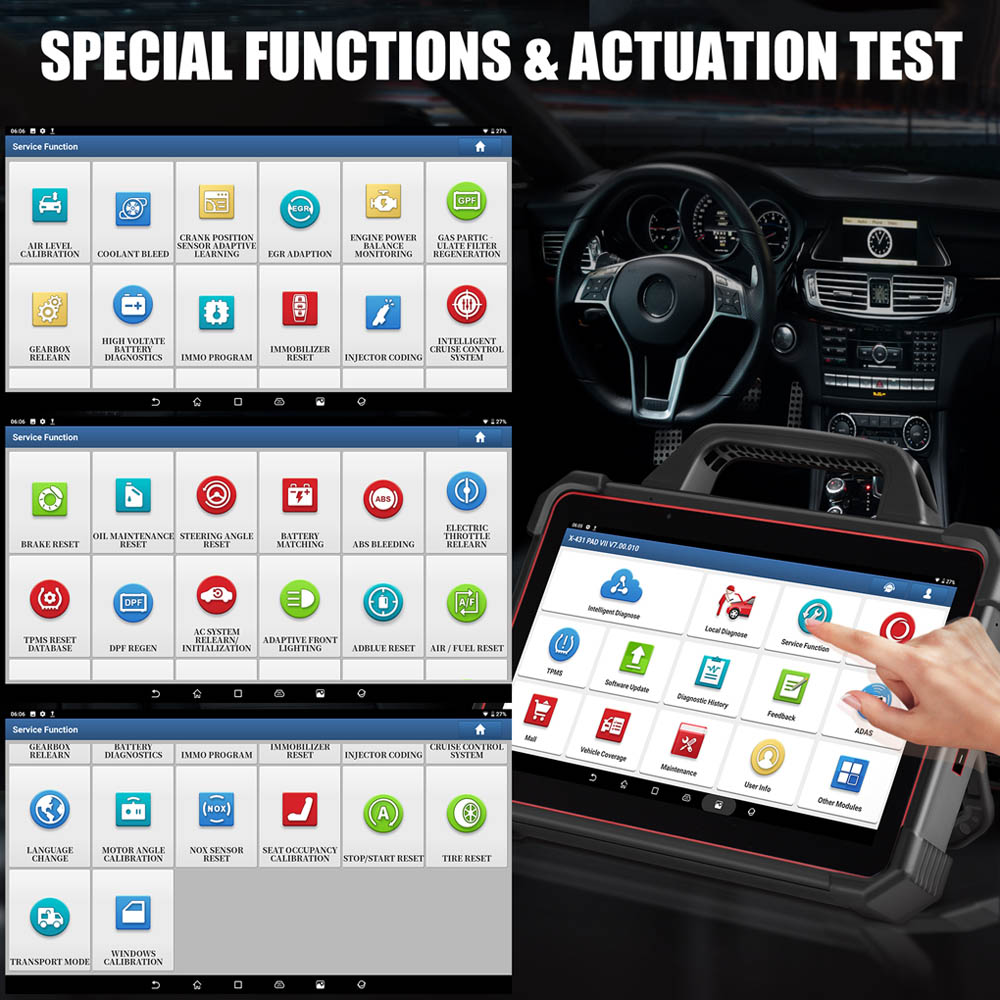 Launch X431 PAD VII with Smartlink C
