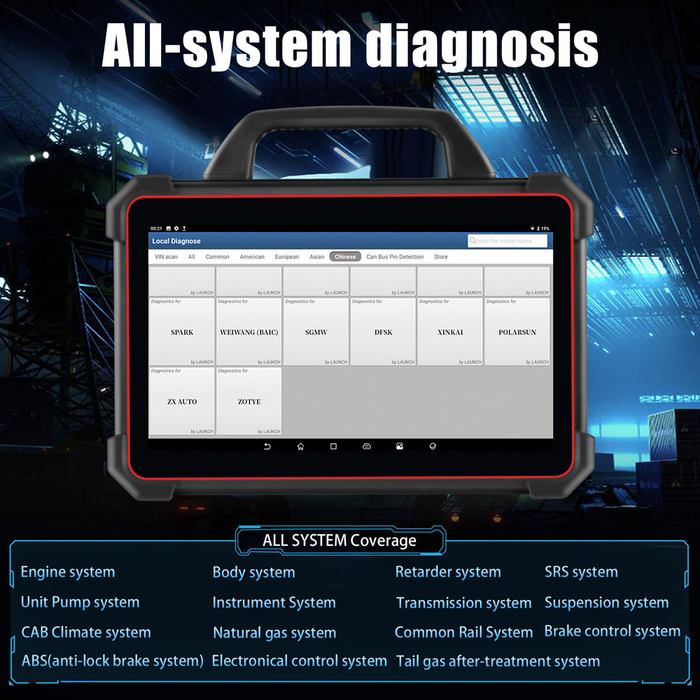 Launch X431 PAD VII with Smartlink C
