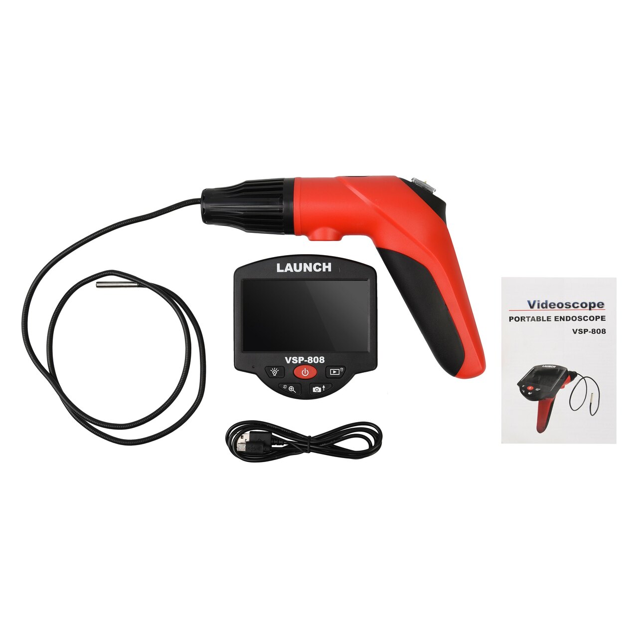 Launch VSP-808 Videoscope 808 4.3" Endoscope Camera Digital Videoscope ...