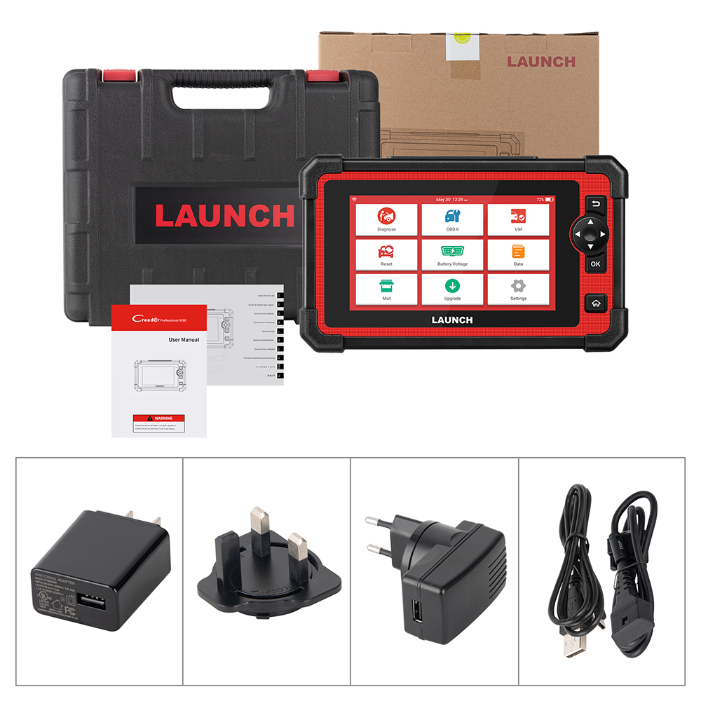 LAUNCH X431 CRP919E Car Diagnostic Tool Scanner Full System Automotive  Scanner Active Test CANFD/DIOP with 29+ Reset Global version