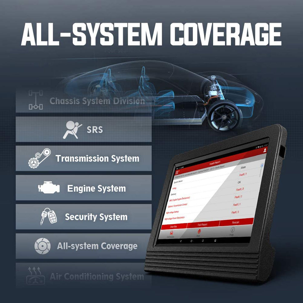 Launch X431 V+ All system diagnosis