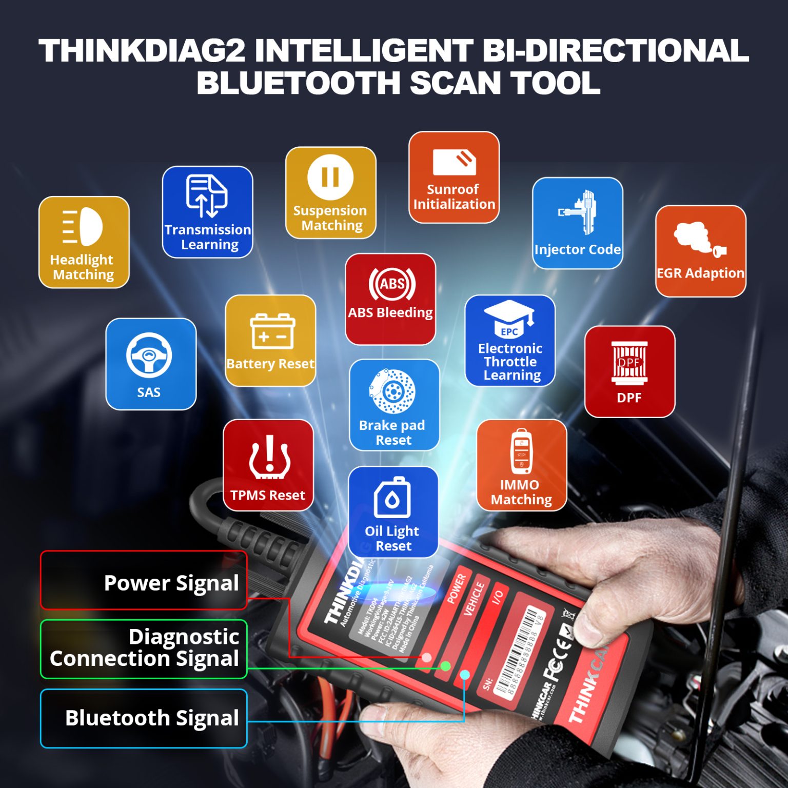 Thinkcar ThinkDiag 2 support CAN FD ECU Coding Active Test ALL software ...