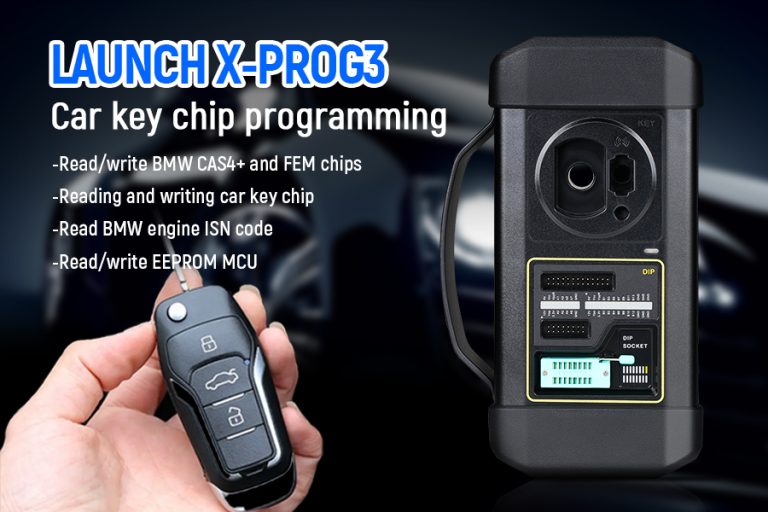 Launch GIII XProg 3 Advanced Immobilizer & Key Programmer Plus MCU3 Adapter Work on Mercedes