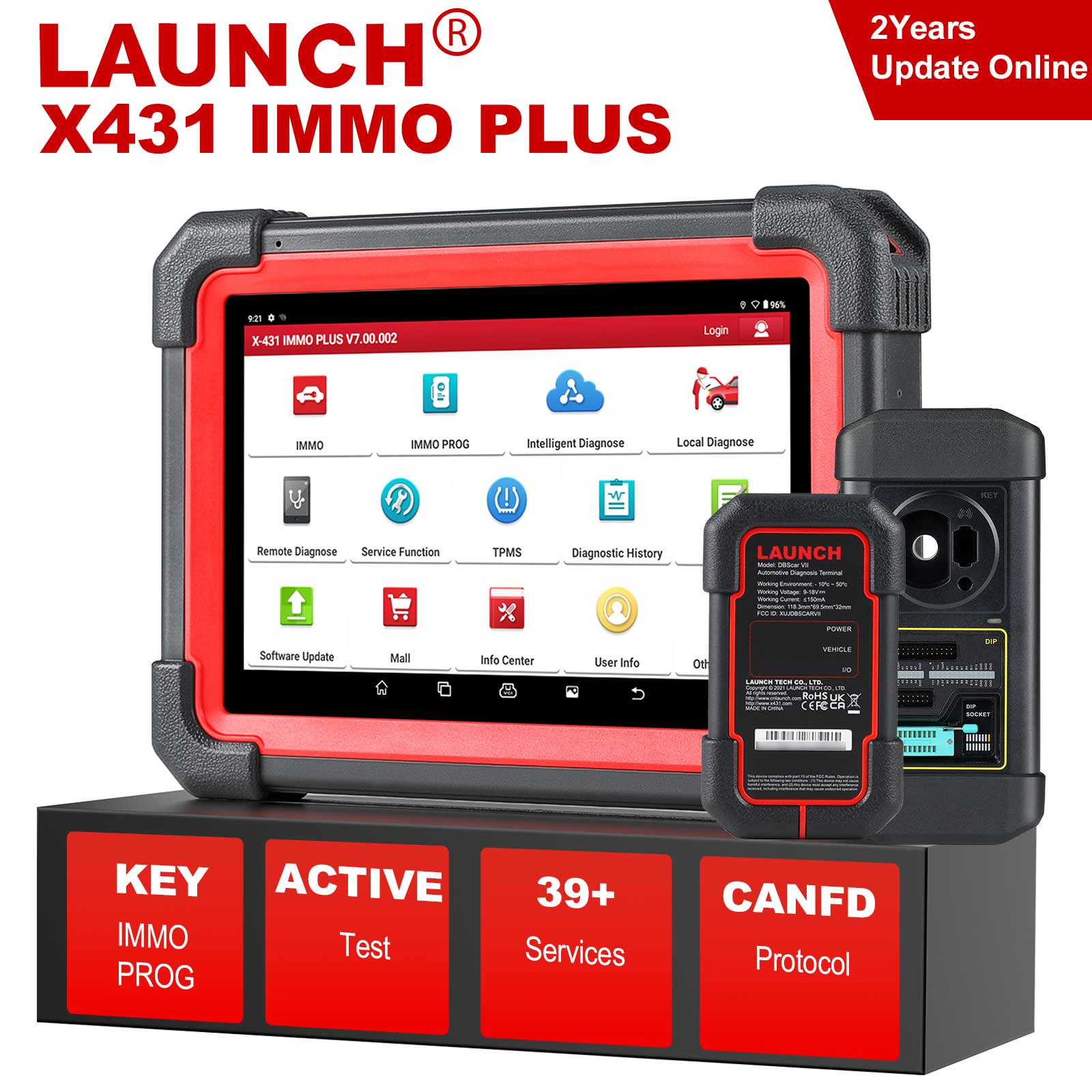 2023 Launch X431 Immo Elite All-in-One Car Key Programming Diagnostic Tool