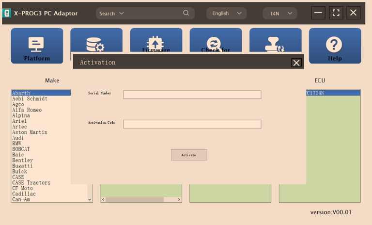 2023 Original Launch X-PROG3 PC Adapter XProg3 GIII ECU Programmer X431 ...