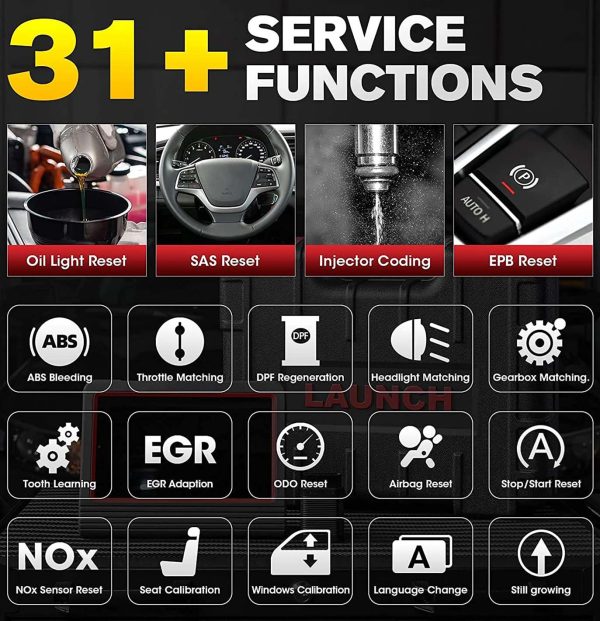 Launch X431 PROS OE-Level Full System Diagnostic Tool Support Guided Functions - Image 9