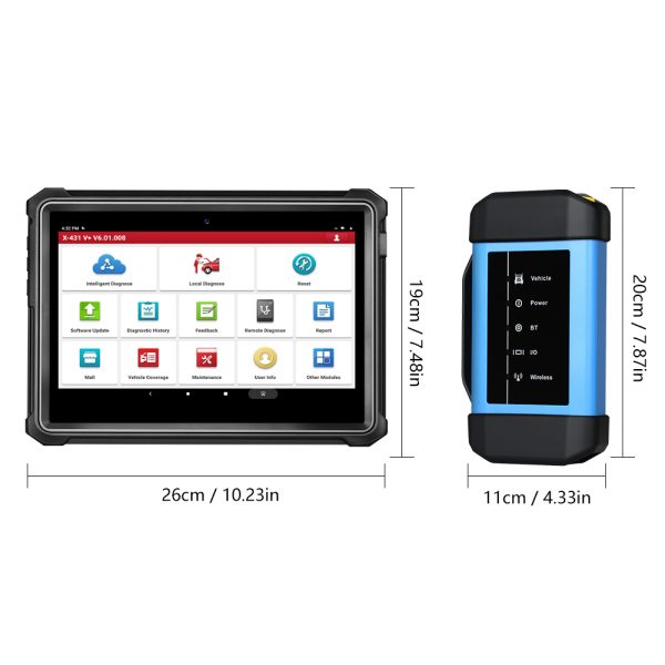 Original Launch X431 V+ HD3 Wifi/Bluetooth Heavy Duty Truck Diagnostic Tool Free Update Online - Image 4