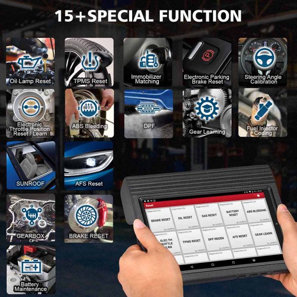 Launch X431 V V5.0 8inch Tablet Wifi/Bluetooth Full System Diagnostic Tool 2 Year Free Update Online - Image 7