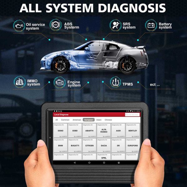 Launch X431 V V5.0 8inch Tablet Wifi/Bluetooth Full System Diagnostic Tool 2 Year Free Update Online - Image 5