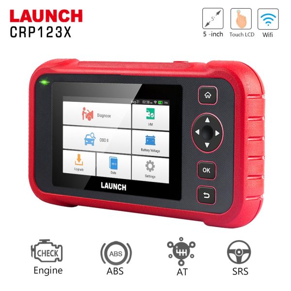 LAUNCH CRP123X OBD2 Code Reader for Engine Transmission ABS SRS Diagnostics with AutoVIN Service Lifetime Free Update Online - Image 2