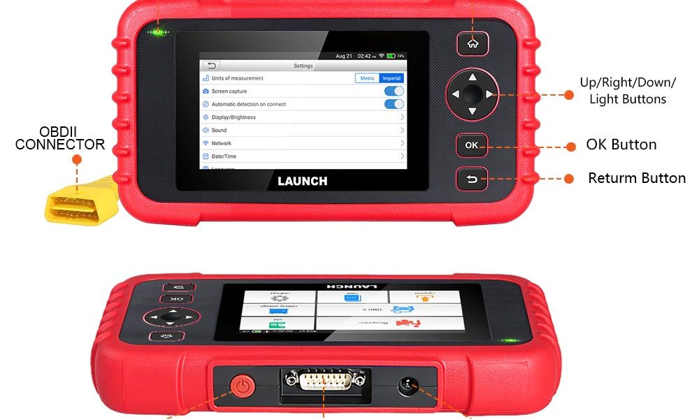 LAUNCH CRP123X V3.0 4 System Automotive OBD2 Scanner for Car Check