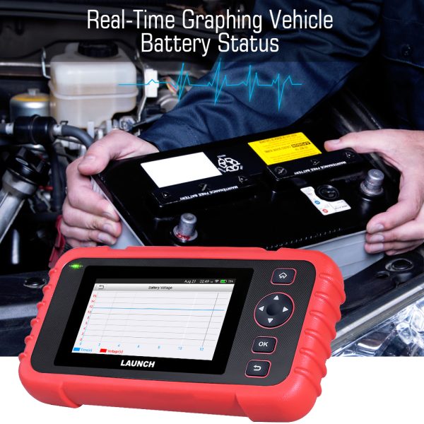 LAUNCH CRP123X OBD2 Code Reader for Engine Transmission ABS SRS Diagnostics with AutoVIN Service Lifetime Free Update Online - Image 7