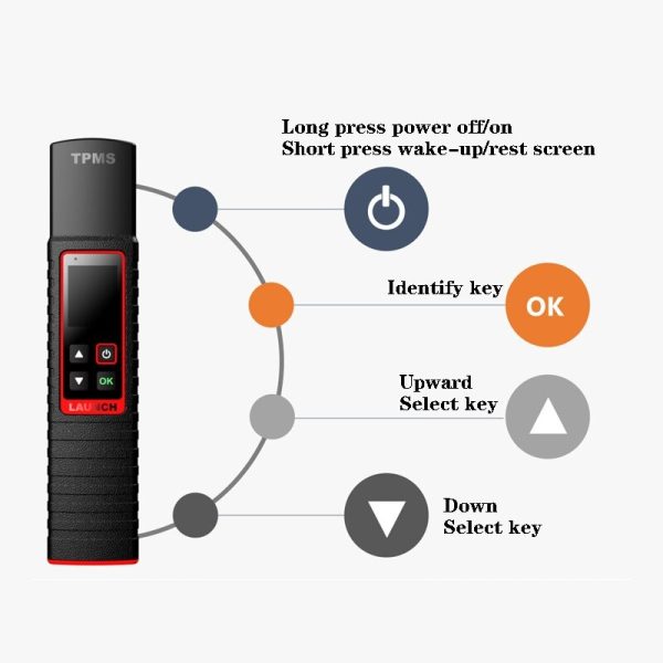 Launch X-431 TSGUN TPMS Tire Pressure Detector Handheld Terminator X431 TSGUN Sensor Activator Programming Tool - Image 8