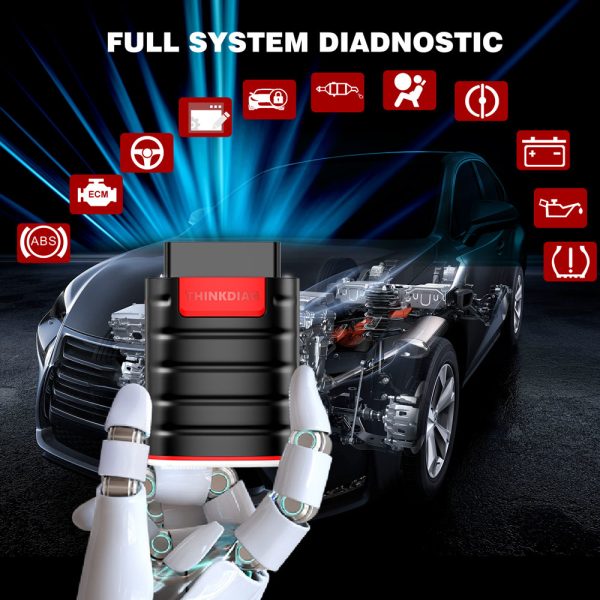 HINKCAR Thinkdiag Full System OBD2 Diagnostic Tool with All Brands License Free Update for One Year - Image 10