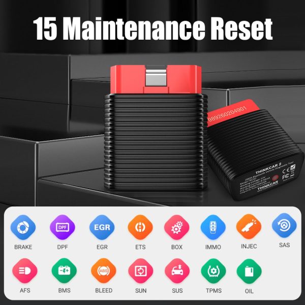 ThinkCar 2 ThinkDriver Bluetooth Full System OBD2 Scanner for iOS Android - Image 6
