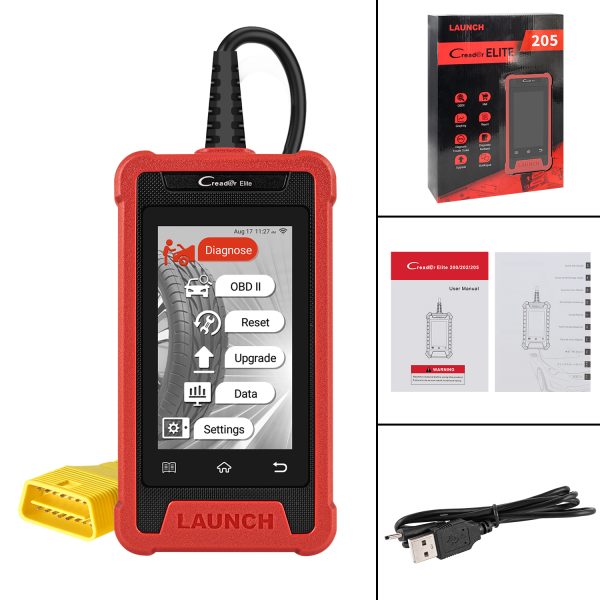 LAUNCH X431 CRE205 OBD2 Diagnostic Tool Work ABS Airbag SRS System EPB Oil TPMS SAS 16 Reset Services - Image 7