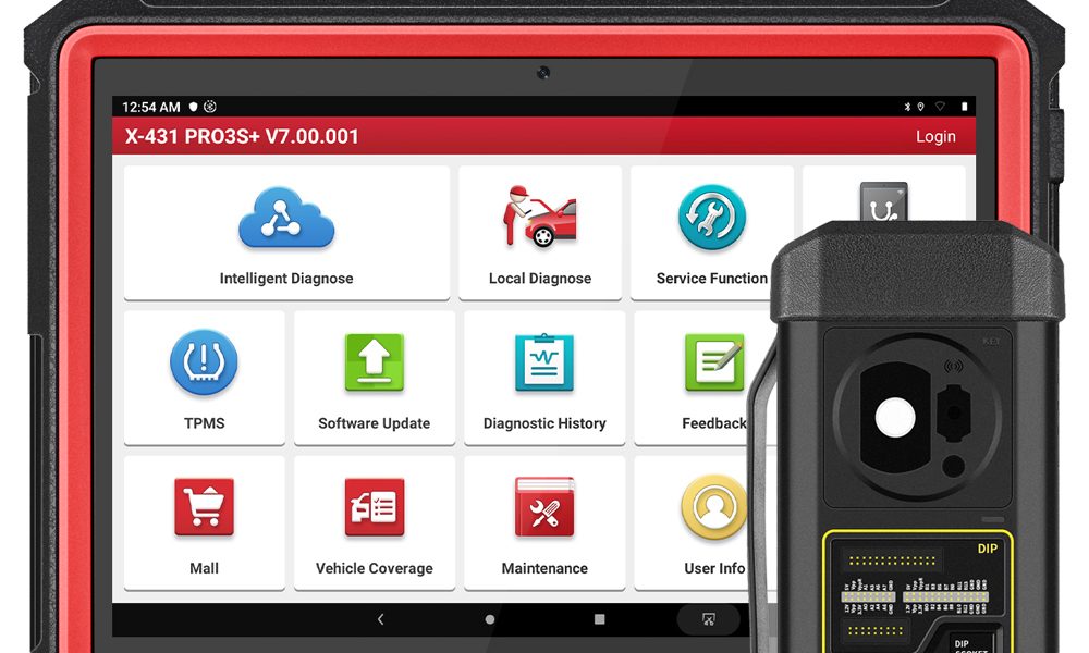 LAUNCH X431 Pro3s Plus 10.1″ OBD2 Diagnostic Scanner ECU