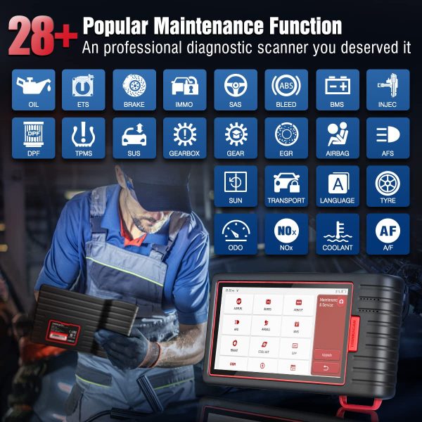 Thinkscan Max2 OE-Level Diagnostic Scan Tool with CAN-FD Protocol Bi-Directional Control - Image 4