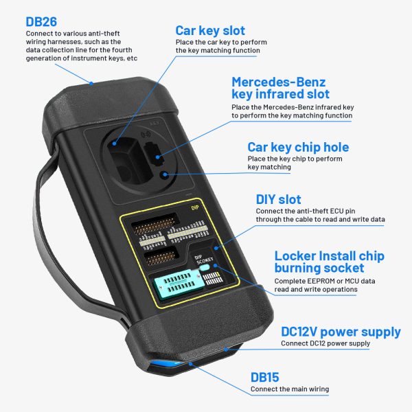 LAUNCH X431 IMMO Elite Car Key Programming Tools OBD OBD2 Full System Diagnostic Scanner with 15+ Reset Immobilizer Programmer - Image 4