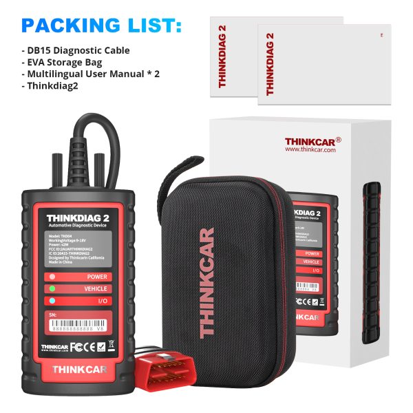 Thinkcar ThinkDiag 2 support CAN FD ECU Coding Active Test ALL software 1 Year Free Update - Image 6