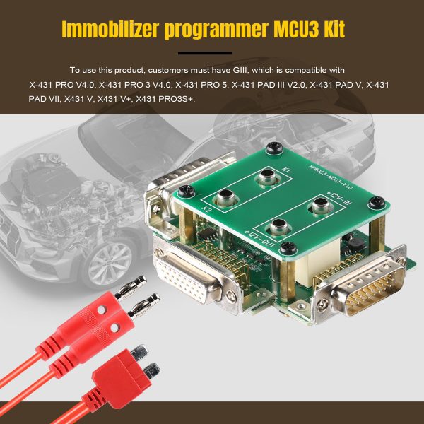 Launch GIII X-Prog 3 Advanced Immobilizer & Key Programmer Plus MCU3 Adapter Work on Mercedes Benz All Keys Lost and ECU TCU Reading - Image 11