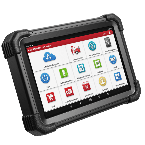2024 LAUNCH X431 PRO3 APEX 10inch Diagnostic Scanner Support Topology Map Online Coding CAN FD & DoIP HD Truck Scan with 37+Services - Image 4