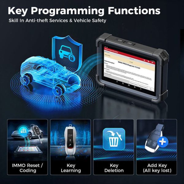 Launch X431 PRO DYNO Bidirectional Diagnostic Scanner Support 37+Special Functions TPMS ADAS and CAN FD DoIP - Image 9