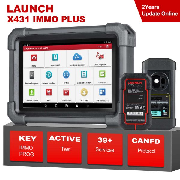 Launch X431 IMMO Plus Programmer with XPROG3 MCU3 Adapter and SI KEY Smart Key Emulator - Image 3