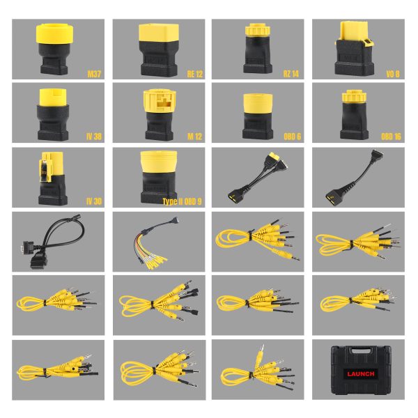 Original Launch X431 PAD V and PAD VII  and PRO5 Heavy Duty Truck Software License and Adapters - Image 4
