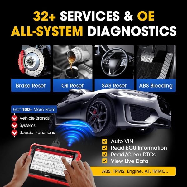 Launch X431 PROS Elite Car Diagnostic Tool for Full System Bidirectional, 32+ Services, ECU Coding, CANFD&DoIP, FCA Autoauth, Guide Function - Image 6