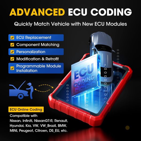 Launch X431 PROS Elite Car Diagnostic Tool for Full System Bidirectional, 32+ Services, ECU Coding, CANFD&DoIP, FCA Autoauth, Guide Function - Image 7