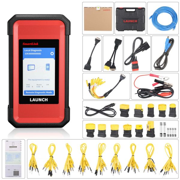 LAUNCH X431 PRO3S+ PRO3 S+ with Launch X-431 SmartLink C 2.0 Heavy-duty Truck Module for Both 12V & 24V Cars and Trucks - Image 10