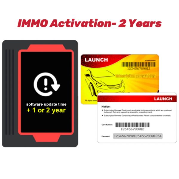 Two Years Update Service for Launch X431 IMMO Activation on PAD VII,PAD V,PRO5 - Image 2