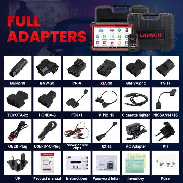 2024 New LAUNCH X431 PRO3S+ V5.0 10.1'INCH Car Diagnostic Tools CAN FD OBD OBD2 Full System Scanner Topology Map - Image 10