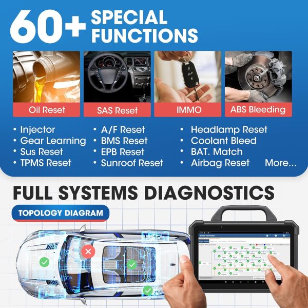 2024 Launch X431 PAD VII Elite PAD 7 with Smartlink C VCI Automotive Diagnostic Tool Support Online Coding and Programming - Image 9