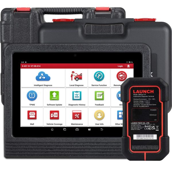 2024 Launch X431 V+ V5.0 10.1 Inch Wifi Bluetooth Global Version Full System Diagnostic Tool Bidirectional Key Coding with DBScar VII - Image 14