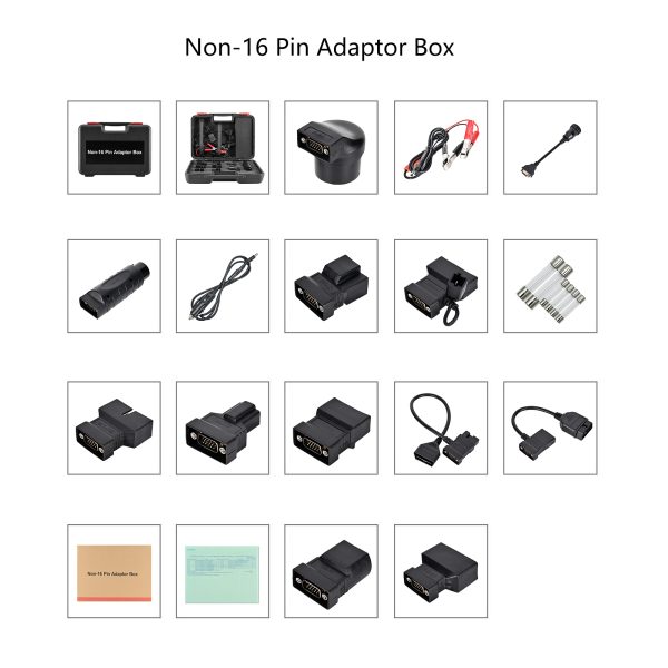 LAUNCH Non-16 Pin Adapter Box With 16 Kinds of Accessories - Image 21
