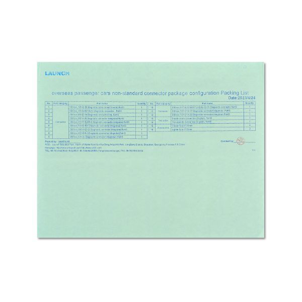 LAUNCH Non-16 Pin Adapter Box With 16 Kinds of Accessories - Image 2