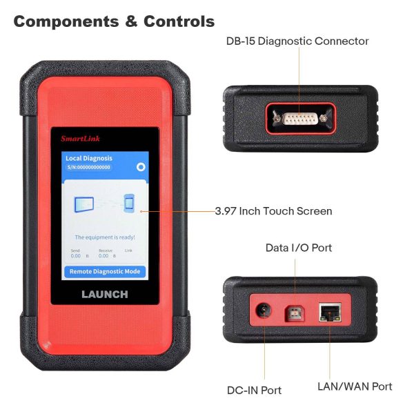 LAUNCH X431 PAD V OBD2 CAR Diagnostic tool J2534 Online programming coding for DOIP CANFD Bi-Directional key program - Image 6