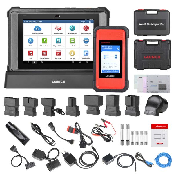 LAUNCH X431 PAD V OBD2 CAR Diagnostic tool J2534 Online programming coding for DOIP CANFD Bi-Directional key program - Image 8