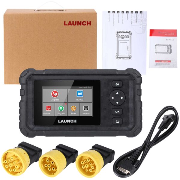 LAUNCH CRP129 HD Elite 24V Heavy Duty Truck All Systems Diagnostic Tools 7 Service Oil Speed Limit Injector DPF OBD2 Scanner - Image 6