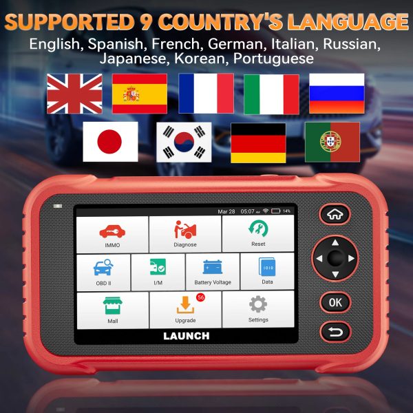 2024 LAUNCH X431 CRP IMMO Anti theft matching tool Car OBD OBD2 Diagnostic Tools Auto Scanner 3 Reset Free Update Online - Image 7