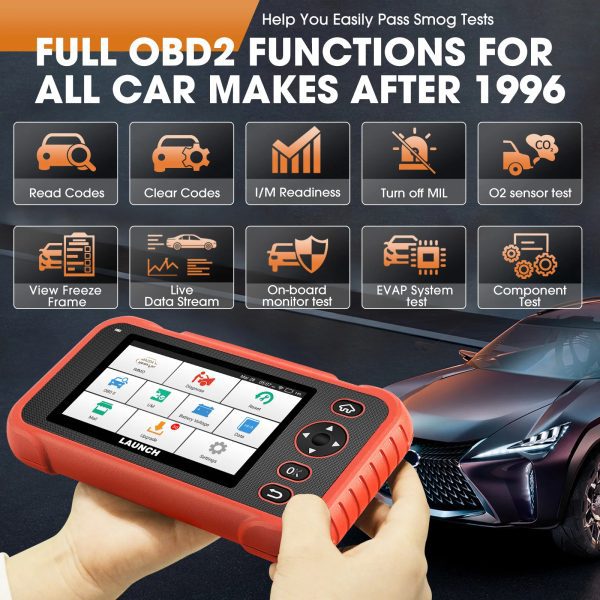 2024 LAUNCH X431 CRP IMMO Anti theft matching tool Car OBD OBD2 Diagnostic Tools Auto Scanner 3 Reset Free Update Online - Image 6