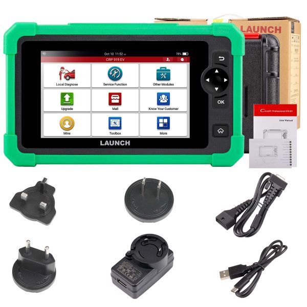 2024 LAUNCH CRP919 EV Diagnostic Scanner 43+ Service Functions for Electric Vehicles New Energy Cars - Image 2