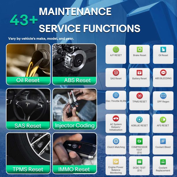 2024 LAUNCH CRP919 EV Diagnostic Scanner 43+ Service Functions for Electric Vehicles New Energy Cars - Image 9