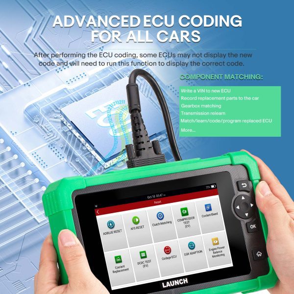 2024 LAUNCH CRP919 EV Diagnostic Scanner 43+ Service Functions for Electric Vehicles New Energy Cars - Image 12