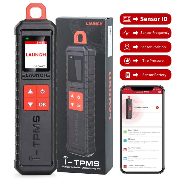 2024 Launch i-TPMS Handheld TPMS Service Tool Can be Binded with X-431 Scanner or the i-TPMS APP Supports All 315/433MHz Sensors - Image 9
